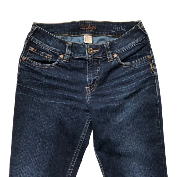 Silver Jeans Suki Size W28 L32 Flare Mid Rise Y2K - Picture 3 of 13